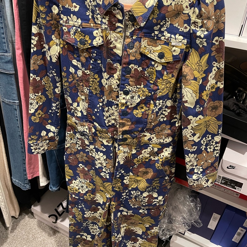 Floral Jumpsuit by MOTHER